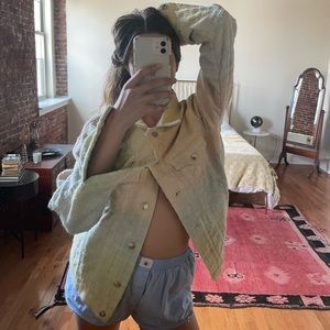 IRO.Jeans Plaid Pastel Trucker Jacket (FR36)